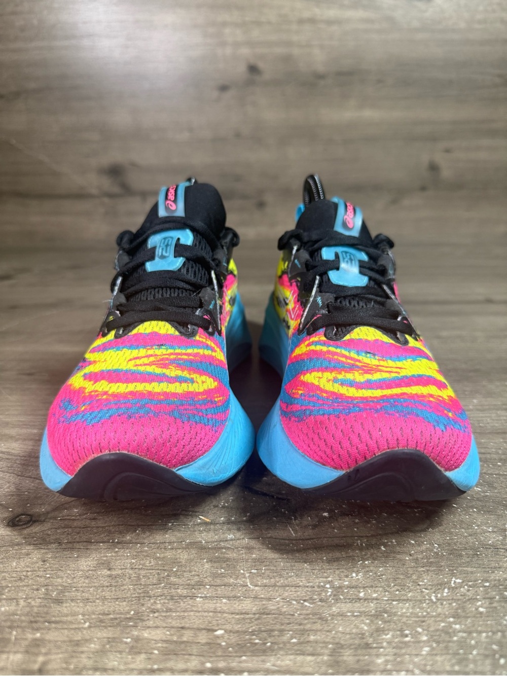 ASICS Gel Cumulus 25 Womens 8 Color Injection Pink Yellow Blue 1012B580-400 - Picture 5 of 9